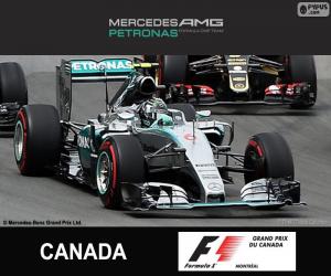 yapboz Rosberg 2015 Kanada G.P